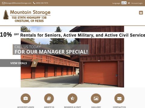 Mountain Self Storage | Crestline, CA | 92325