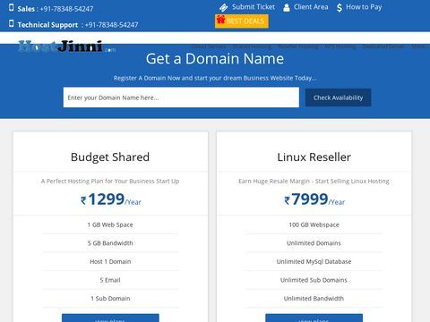 website hosting domain name providers